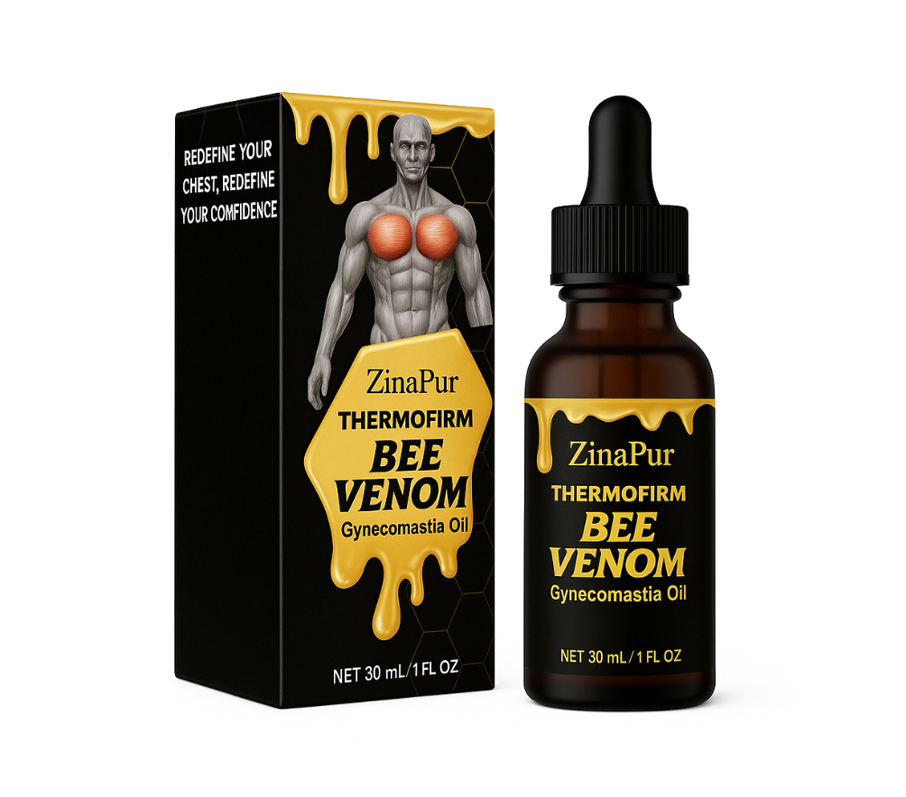 ZinaPur© - Huile de gynécomastie au venin d'abeille